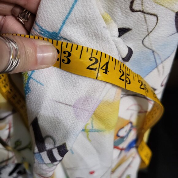 NWT VINTAGE 80'S STYLE GRAFITTI ART PRINT CASUAL JACKET BLAZER SZ XXL - Picture 6 of 8